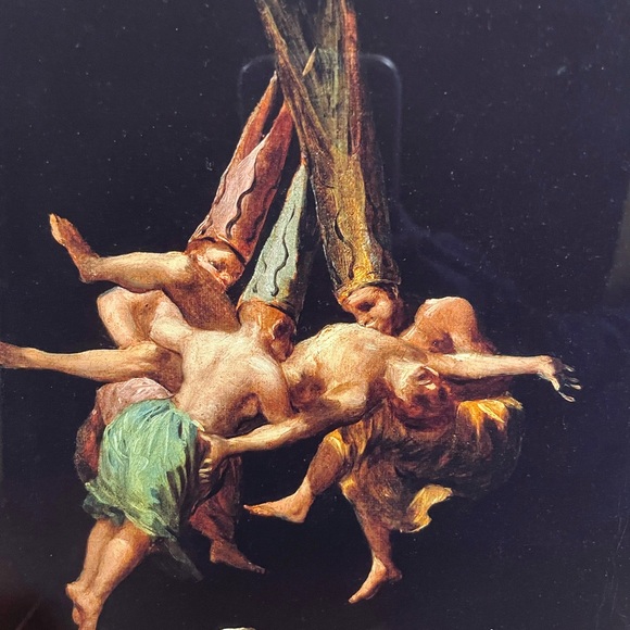 Francisco de Goya Witches Flight Framed Print 12x15 Witch Levitation Spanish Art - Picture 3 of 3